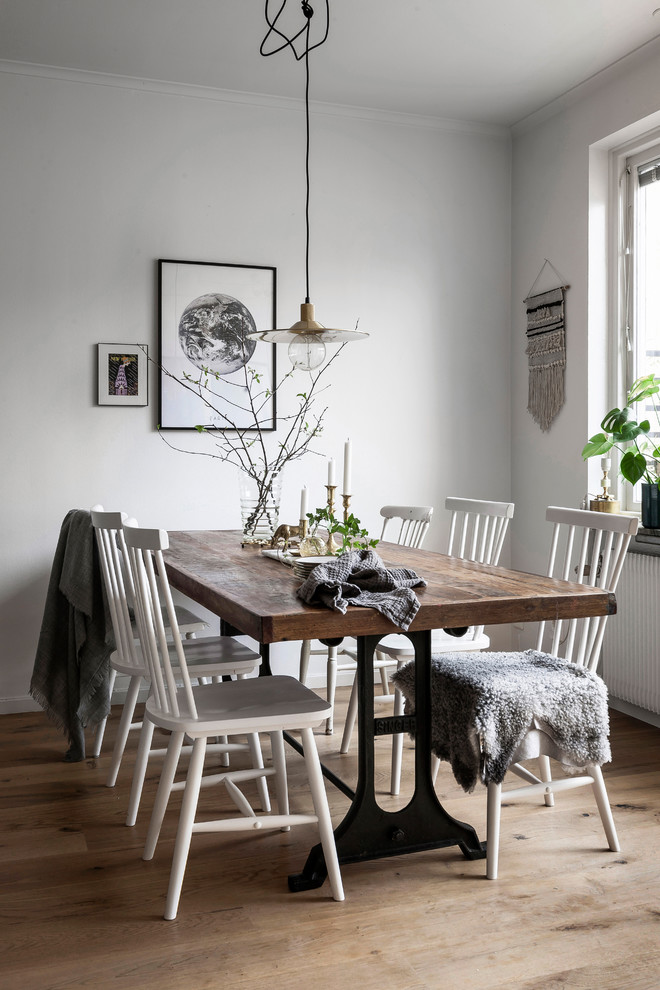 Inspiration for a scandinavian dining room in San Francisco.