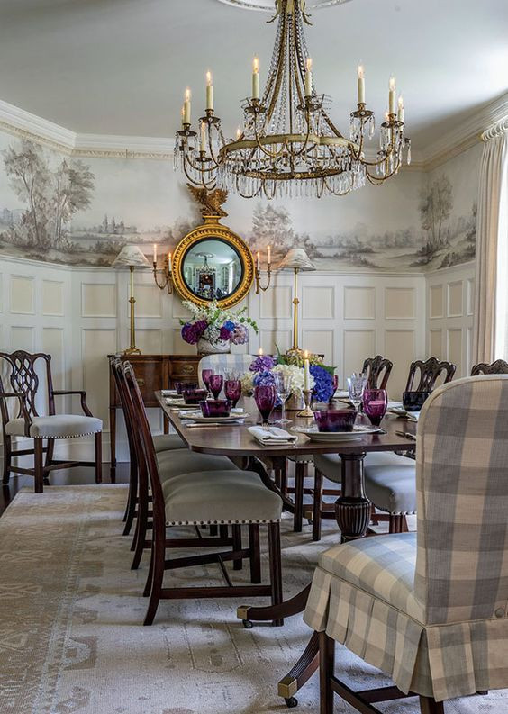 Inspiration for a classic dining room in Other.
