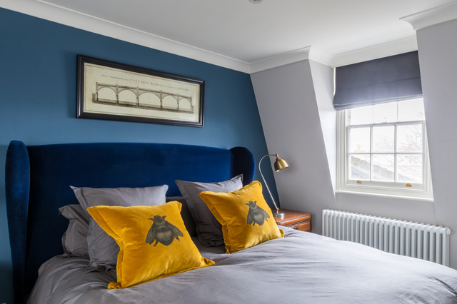 Islington Town House eclectic-bedroom