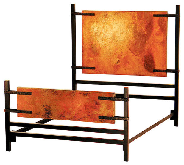 Copper Furniture - Florida Bed w/Copper Panels