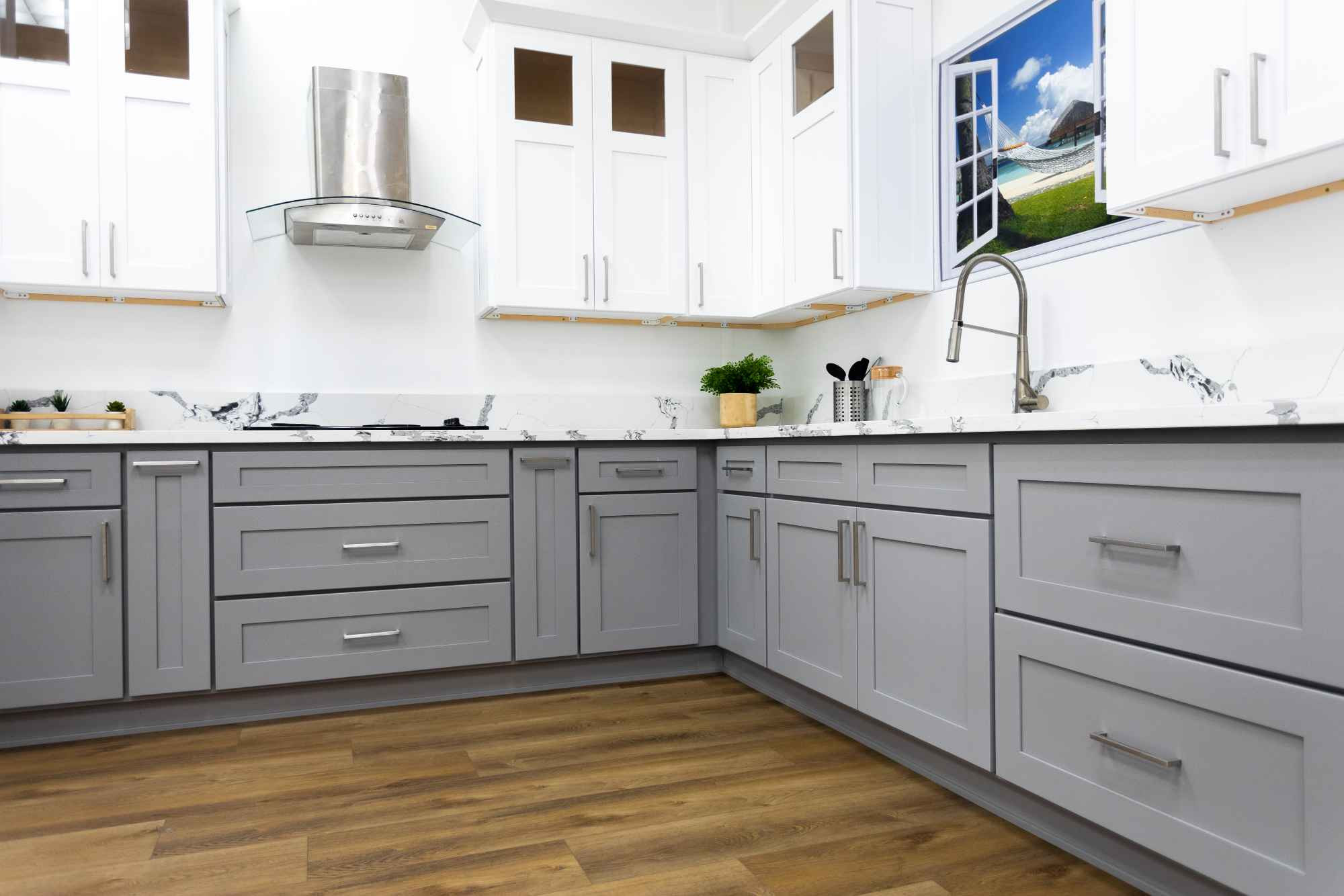 Grey Shaker Cabinets