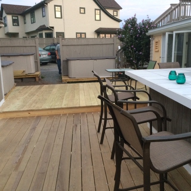 Step Down On Our Deck What Is The Best Way To Keep It Safe