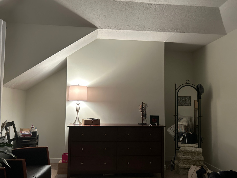 Alcove angled ceiling spaces still ugly and useless! | Houzz Forum