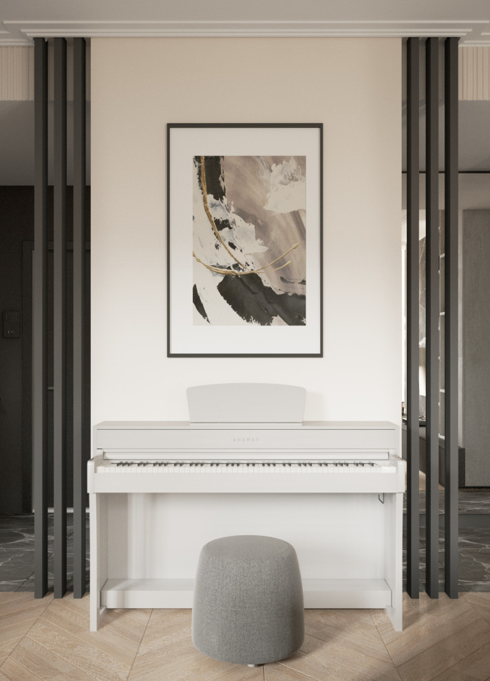 Современная кухня-гостиная