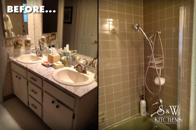Transitional Guest Bath transitional