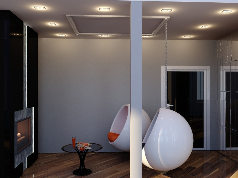 Гостиная в коттедже пос. Колосково