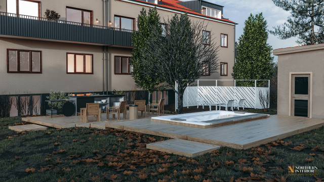 &Auml;NGBY ALL&Eacute; skandinavisk-terrasse