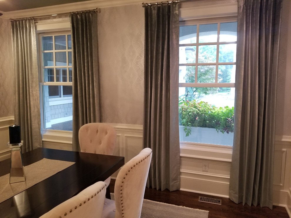 Inspiration for a large transitional dining room remodel in Indianapolis