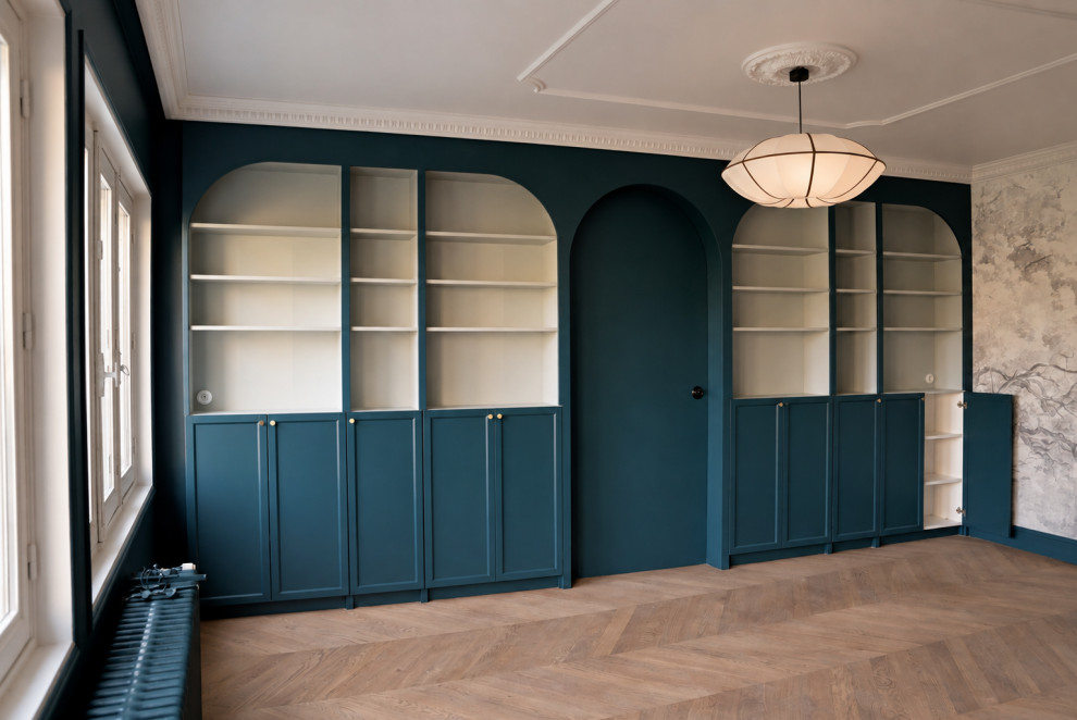Chambre bleu après rénovation