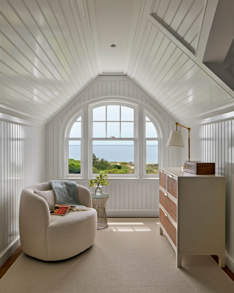 Inspiration for a coastal home design remodel in Providence