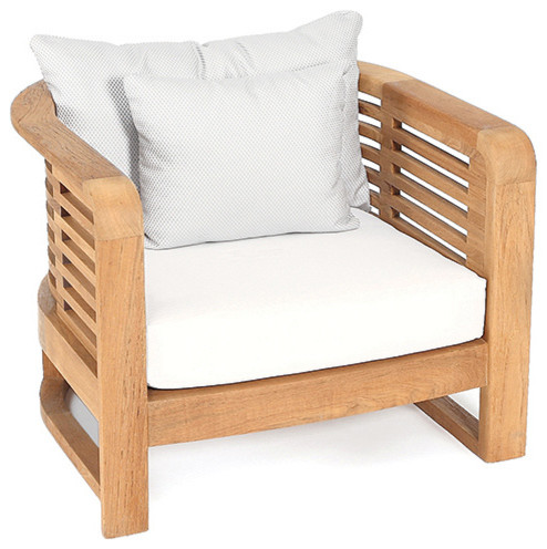 Oasiq Hamilton Lounge Chair With Canvas, Oasiq Outdoor Furniture