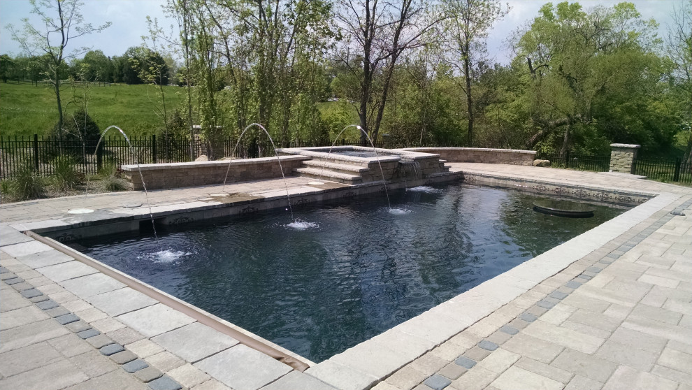 Backyard pool photo in Cincinnati