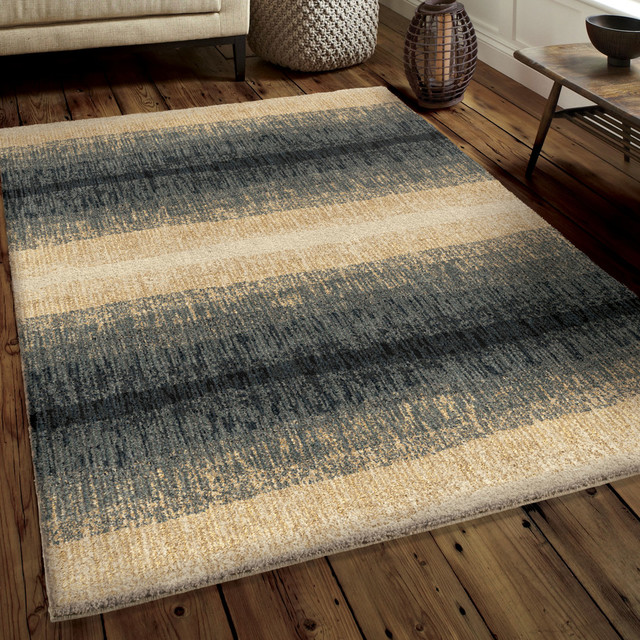 Orian Next Generation Skyline Ombre Area Rug Indigo Ivory Orian Next Generation Skyline Ombre Area Rug Indigo Ivory Contemporary Rugs By