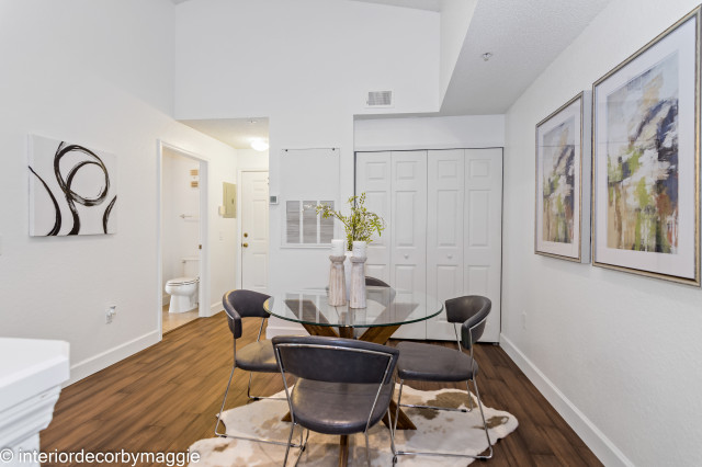 Condo Staging shabby-chic-style-dining-room