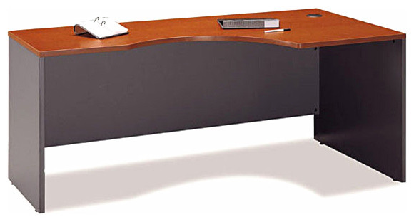 Right Corner Module Desk in Auburn Maple - Series C