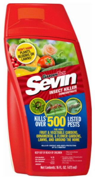Sevin 100530122 Insect Killer Concentrate, Kills over 500 Pests, 1-Pint