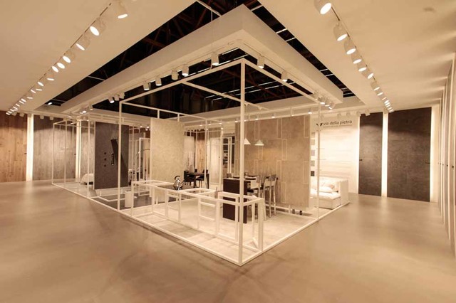 Emilceramica Group Stand @CERSAIE 2014, Bologna, Italy contemporary-living-room