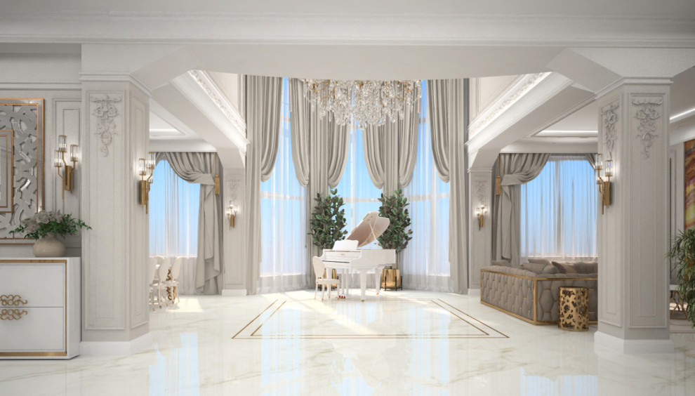 Классический дизайн коттеджа г. Пенза