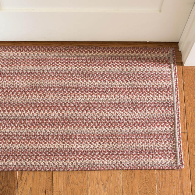 Homespice Decor 20 x 30" Rectangular Sienna Ultra Durable Braided Rug