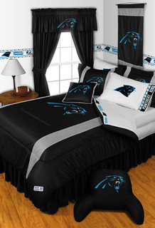 NFL Carolina Panthers Bedding and Room Decorations - Modern - Bedroom