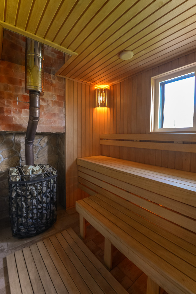 Летний дачный дом с банным комплексом