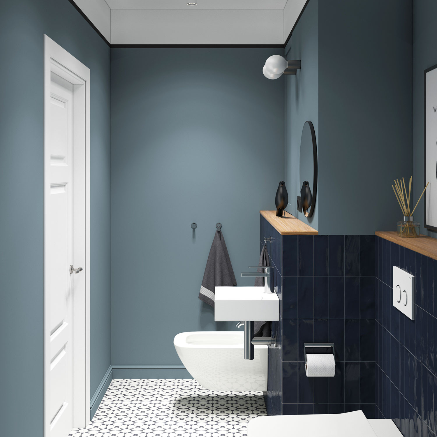 Трехкомнатная квартира для молодой семейной пары