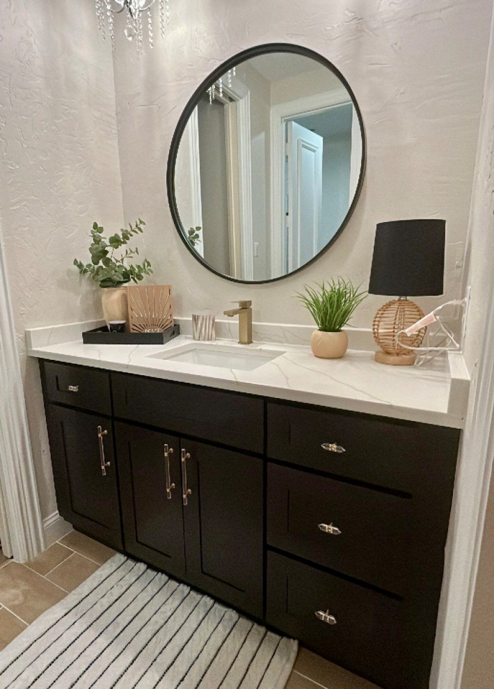 Upstairs bathroom vanity