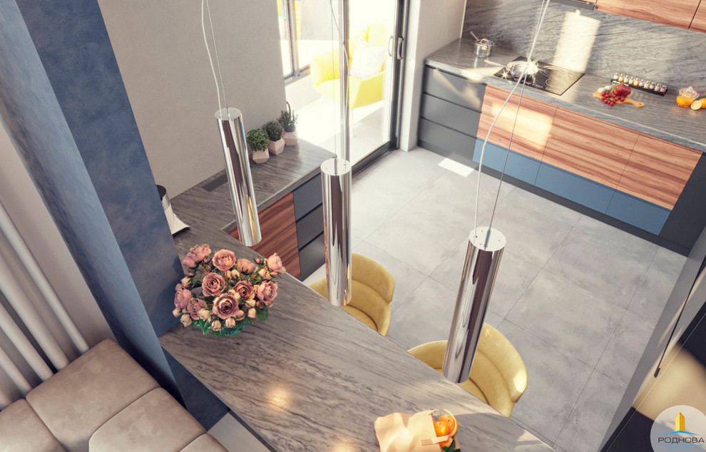 Дизайн-проект двухкомнатной квартиры 56 кв.м