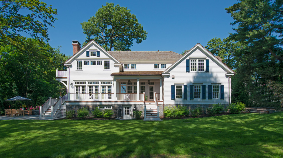 Rye Colonial - Traditional - Exterior - New York - by Michael Smith ...
