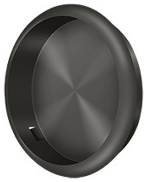 FP221RU10B Flush Pull, Round, 2-1/8" Diameter, Oil Rubbed Bronze