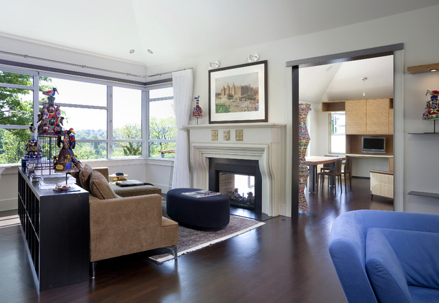 Madison Park Remodel modern-wohnbereich