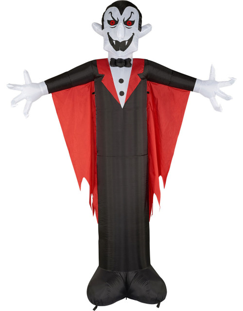 10' Inflatable Vampire With Lights - Outdoor Holiday Decorations - by ...