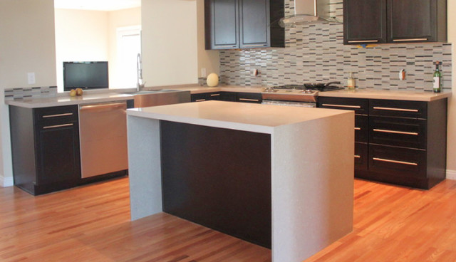 Colorquartz Bel Air Beige Cq819 Modern Kitchen San Diego