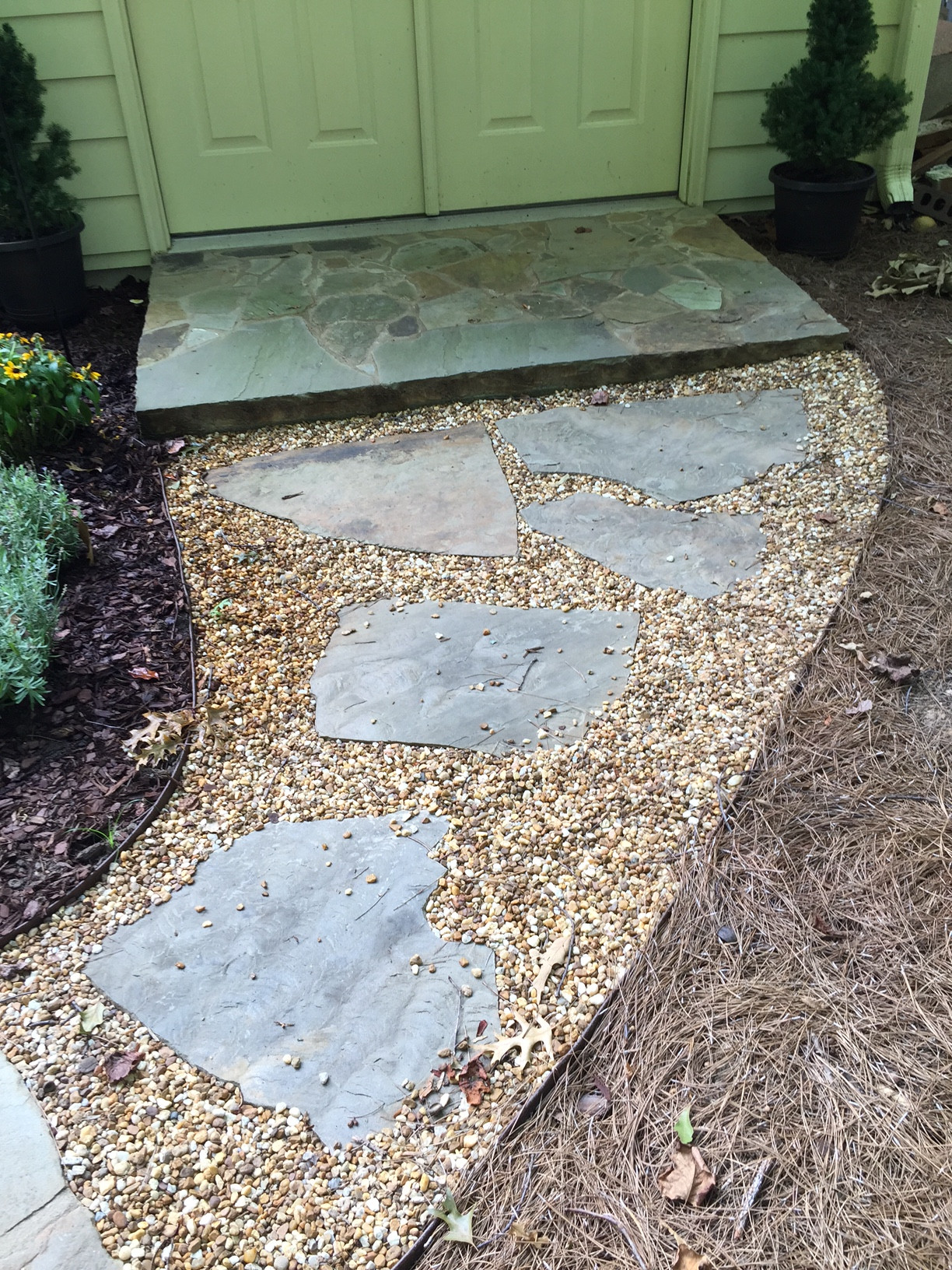 Stone Patio, Landing, and SOD Install