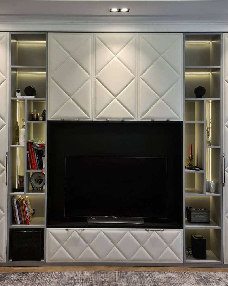 Мягкие стеновые панели для ТВ зоны