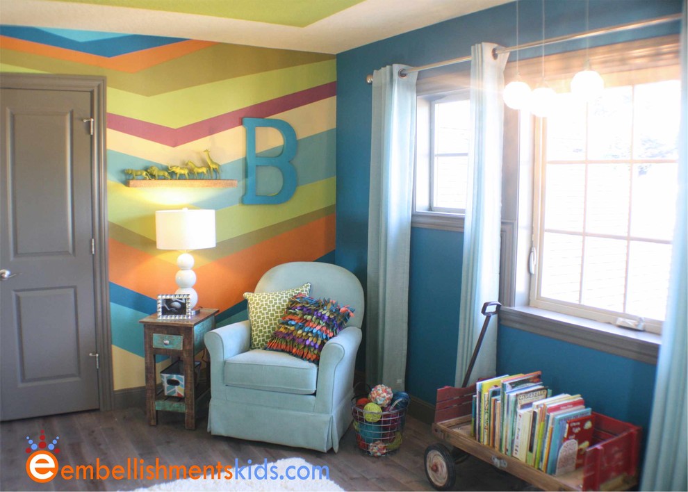 Inspiration for a contemporary kids' room in Portland.