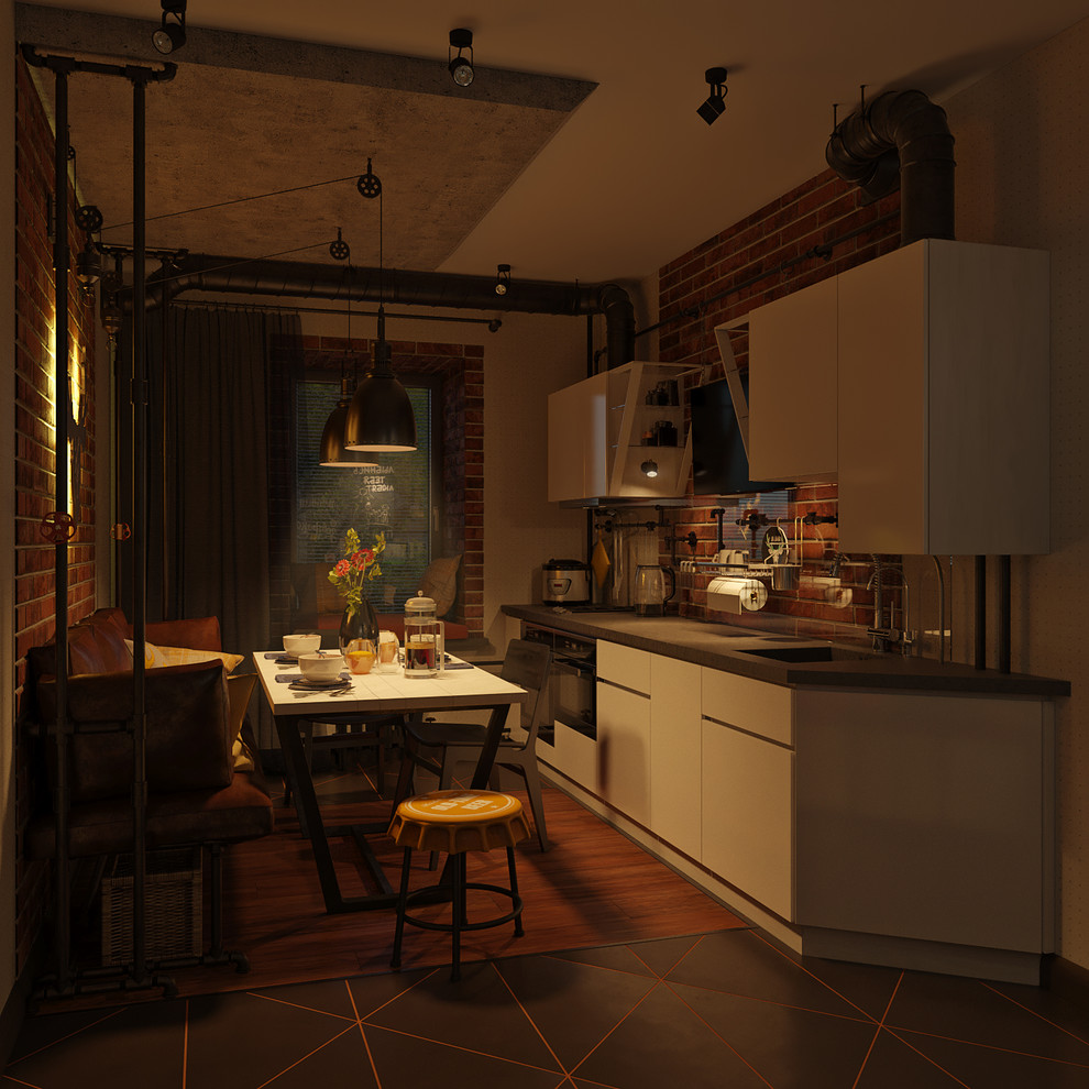 Кухня в стиле ЛОФТ