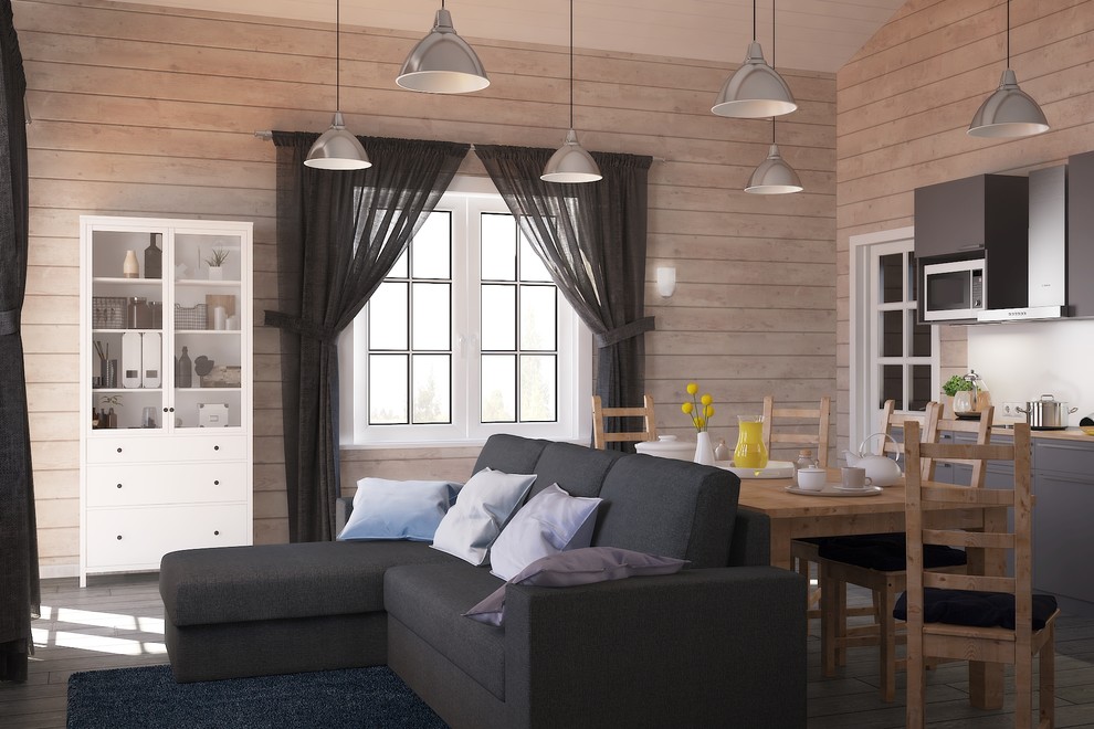 Гостевой дом из бруса 71 м²