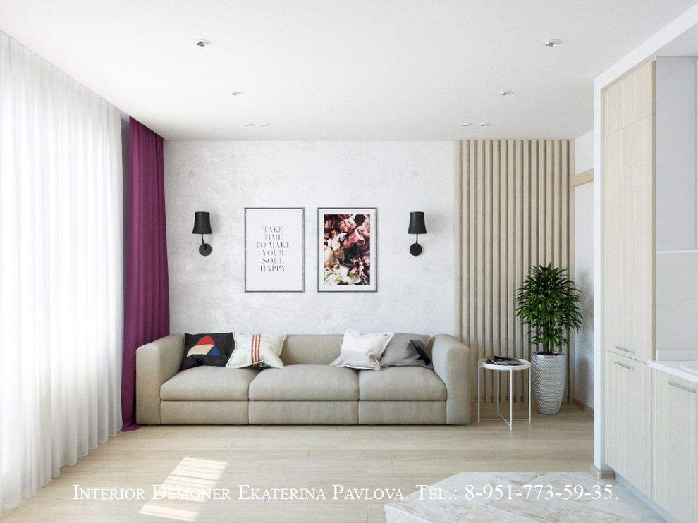 Двухкомнатная квартира в современном стиле.