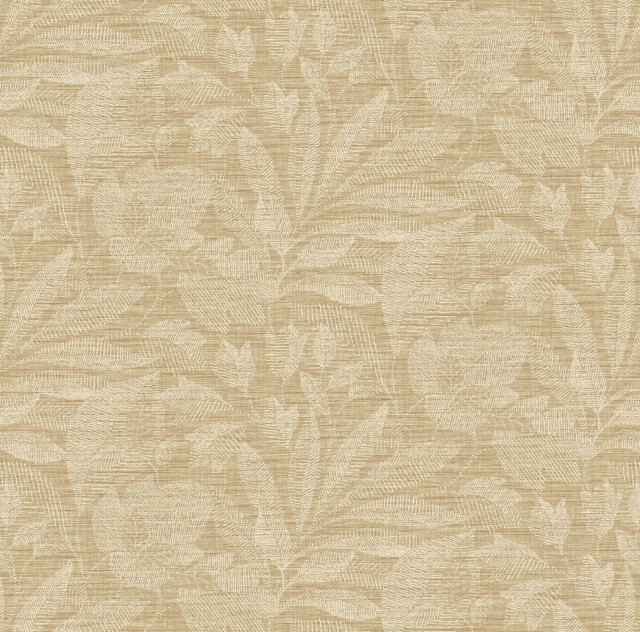 Lei Wheat Leaf Wallpaper, Bolt - Transitional - Wallpaper - by Brewster ...