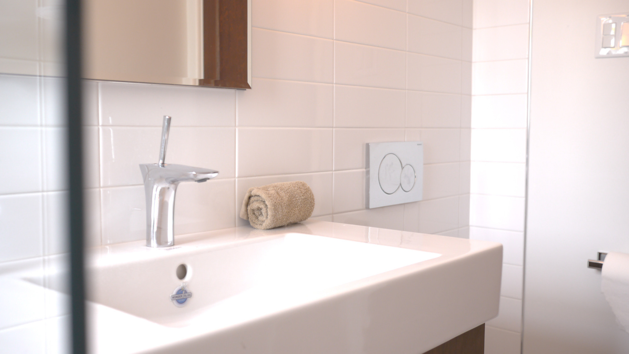 SLEEK MODERN - Arriola Bathroom remodel
