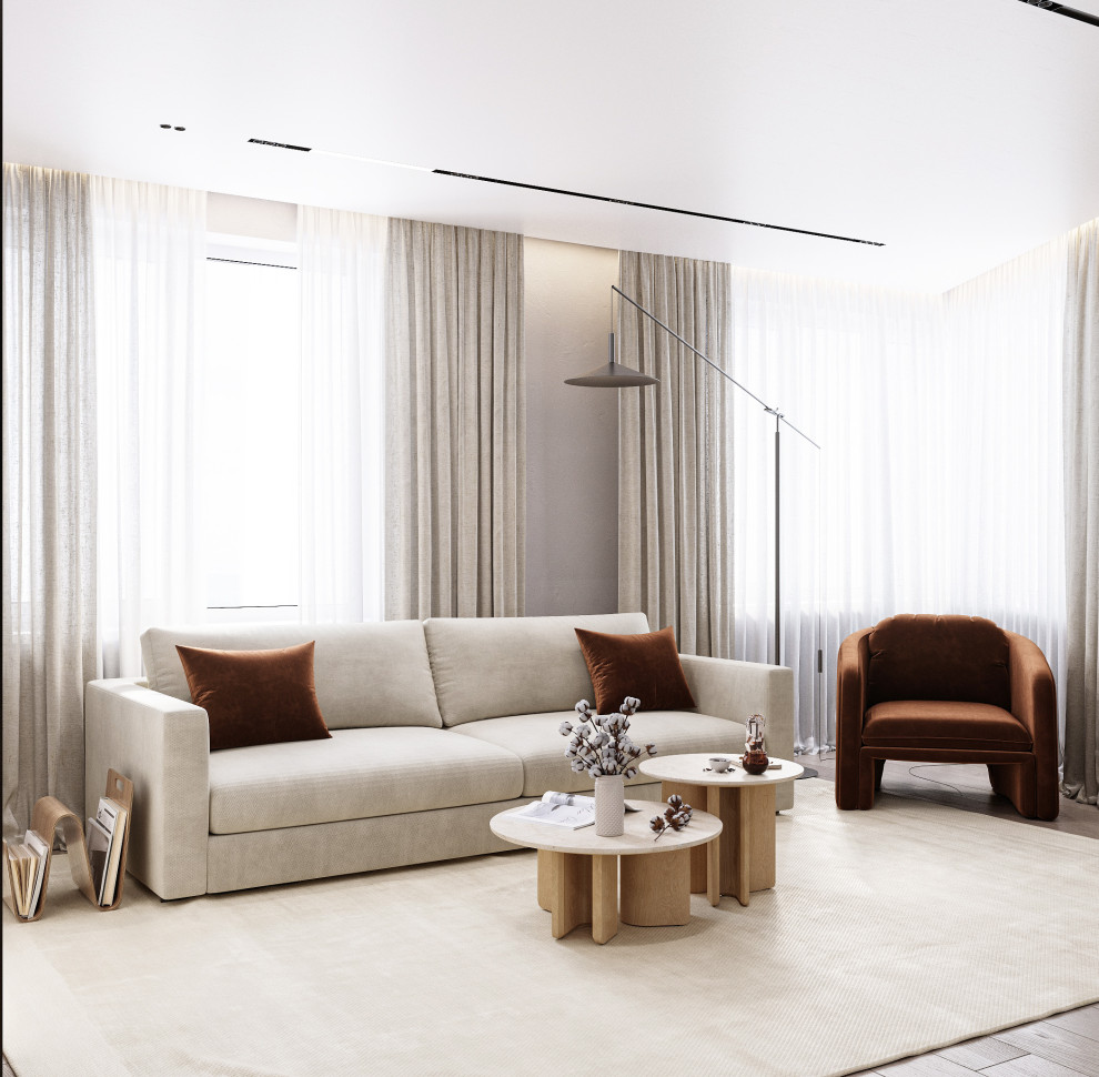 ДИЗАЙН ИНТЕРЬЕРА КВАРТИРЫ В СТИЛЕ МИНИМАЛИЗМ 77 кв.м.