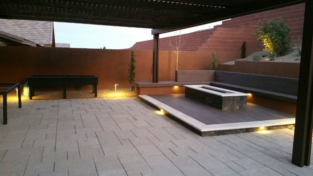 Fire Features contemporary-garden