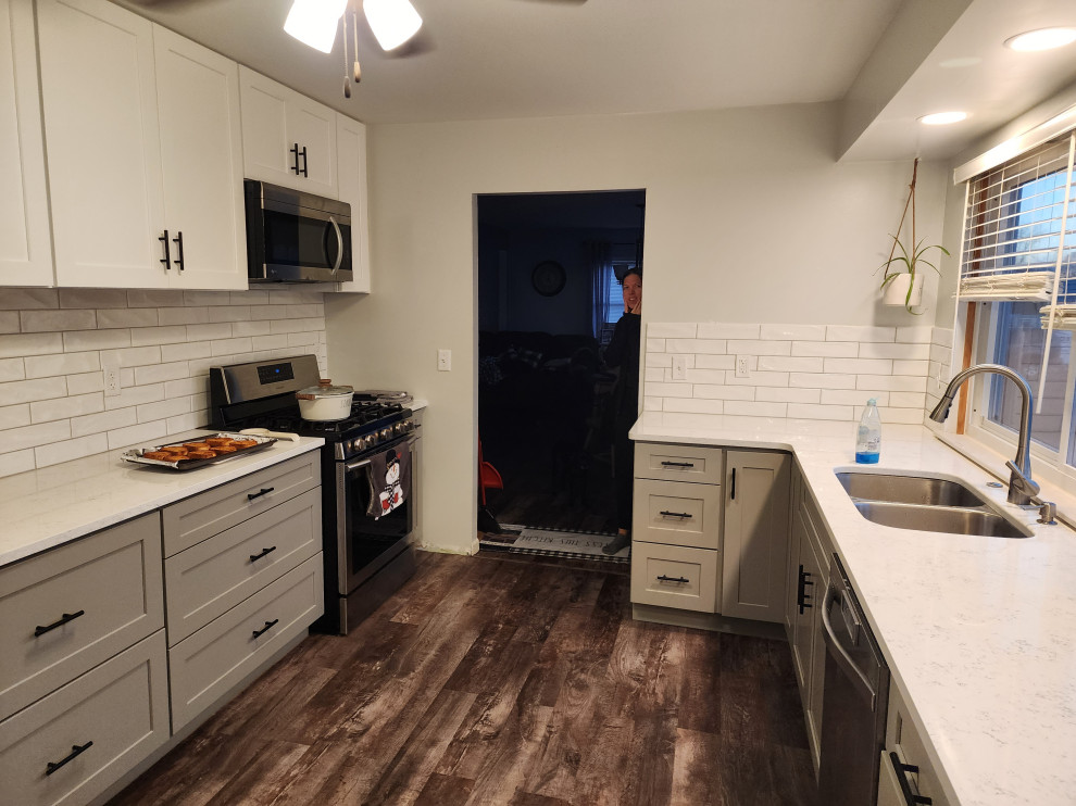 White & Grey Shaker Kitchen