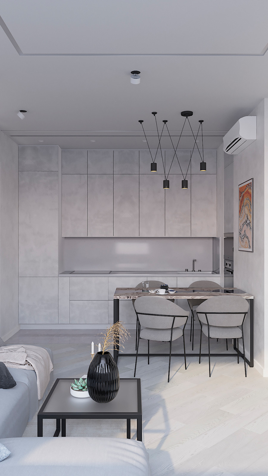 Квартира в светлых тонах