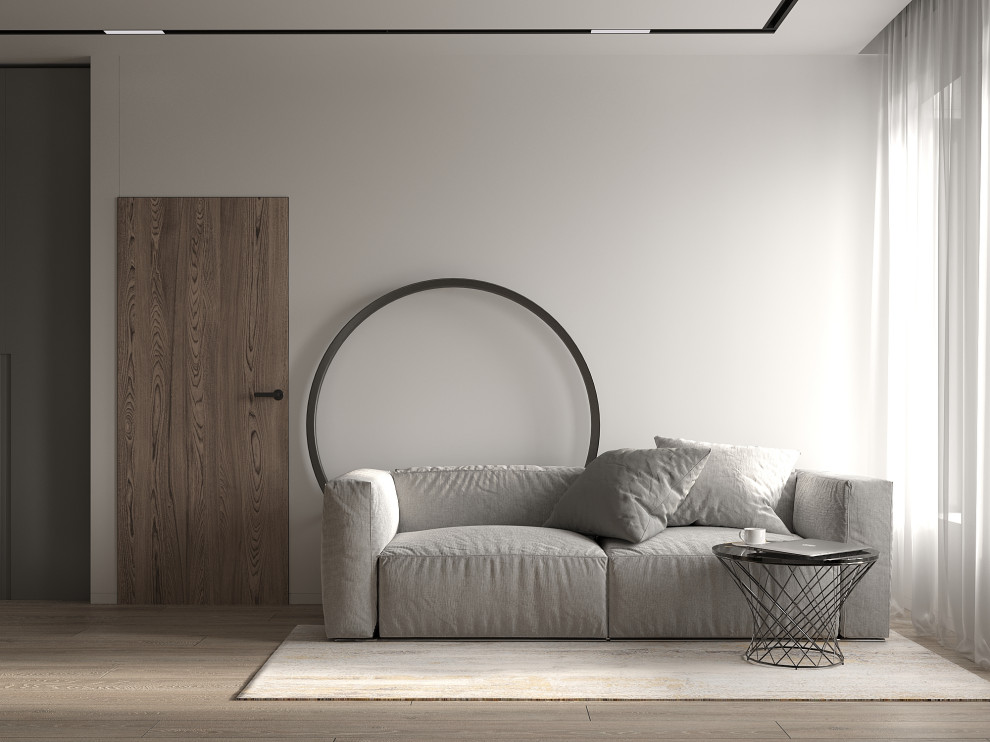 Проект кухни-гостиной в ЖК "MYPRIORITY Basmanny"