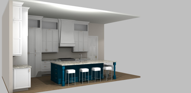 Coastal Kitchen contemporary-kitchen