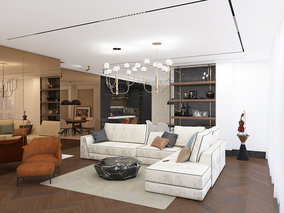 Четырехкомнатная квартира 170 м.кв. ЖК "Династия "