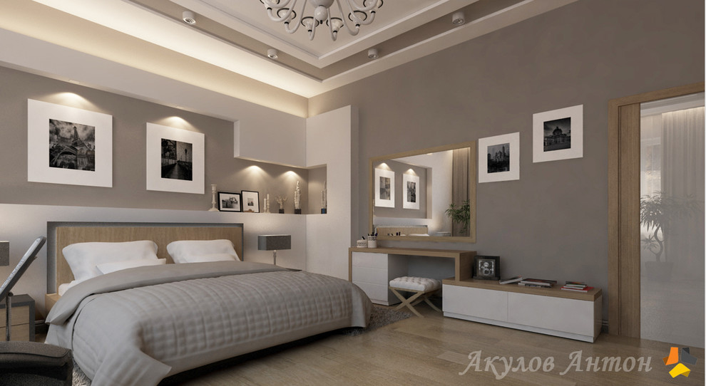 Дизайн-проект интерьера коттеджа в с.Малая Валяевка. 195 кв.м.