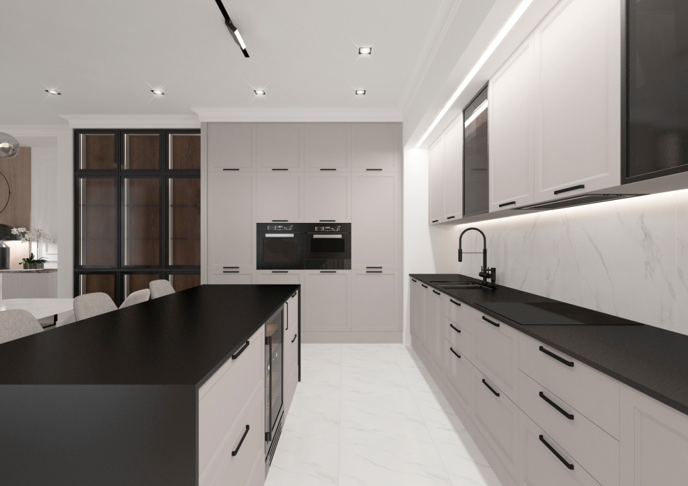 Гостиная-кухня-прихожая